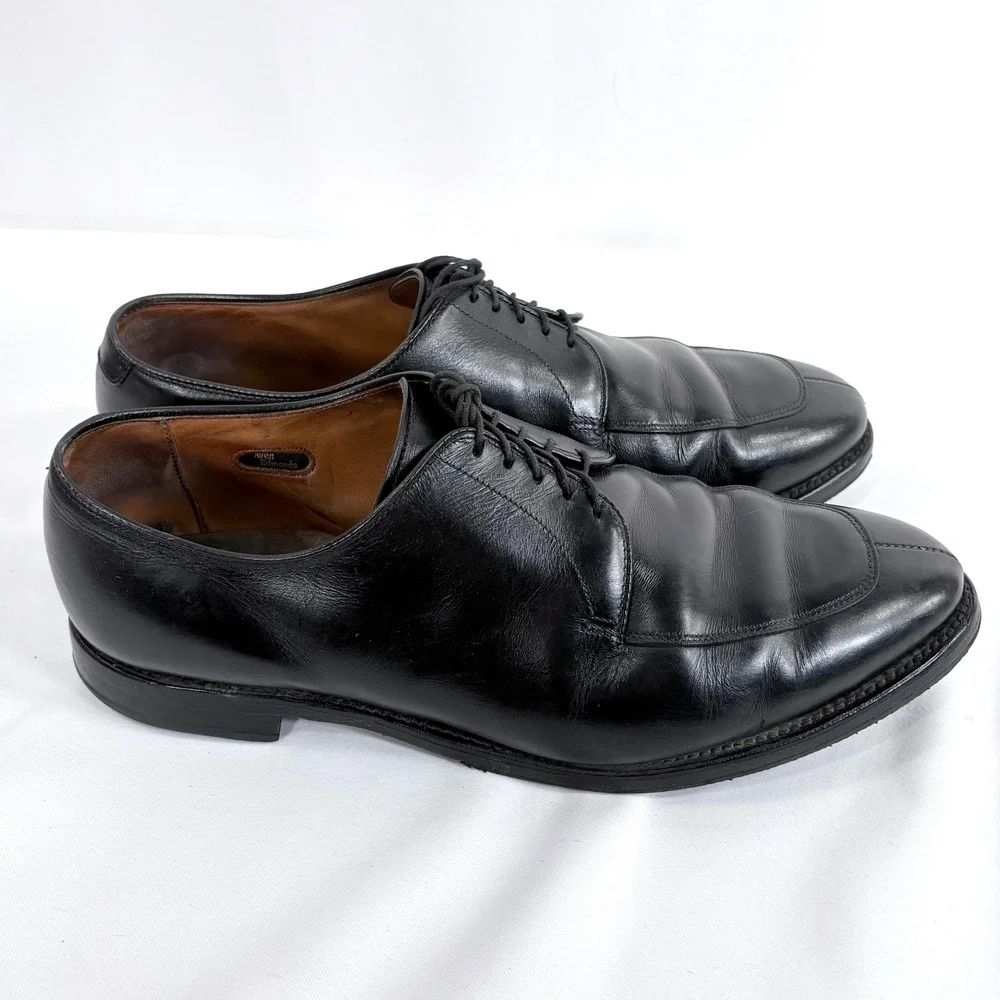 Allen Edmonds Split Toe Derby Black Leather Dress Shoes 11.5 B